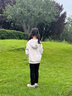巴拉巴拉balaOne童裝兒童長褲女童打底褲加絨2025冬裝新款燈芯絨 黑色90001 150 曬單實拍圖