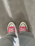 匡威（Converse）官方 1970S男女運(yùn)動(dòng)低幫帆布鞋蜜桃粉粉色A08138C A08138C 38 曬單實(shí)拍圖