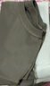 羅蒙（ROMON）長袖T恤男士圓領(lǐng)衛(wèi)衣男春秋季打底衫休閑上衣男裝 咖啡色 XL 曬單實拍圖