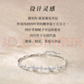 GLTEN施華洛世奇鋯四葉草足銀手鏈女七夕情人節(jié)禮物生日送女朋友老婆 曬單實(shí)拍圖