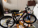 喜德盛（xds）山地自行車黑客380避震前叉21速禧瑪諾變速X6鋁合金車架通勤代步 黑/灰色 17寸（建議身高165-180） 曬單實(shí)拍圖