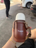世喜保溫杯嬰幼兒寶寶保溫杯嬰兒水杯316不銹鋼外出便攜280ml 保溫杯+棕（杯套） 280ml 曬單實(shí)拍圖