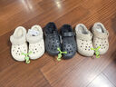 卡駱馳（CROCS）貝雅暖棉洞洞鞋保暖拖鞋|205969 茶色/彩色-2ZM 37/38(230mm) 曬單實(shí)拍圖