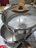 三四鋼雪平鍋316L不銹鋼奶鍋輔食小鍋嬰兒專用湯鍋20cm蒸煮面食品級(jí)加厚 曬單實(shí)拍圖