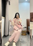 貓人【超柔軟】情侶睡衣秋冬季珊瑚絨加絨加厚男女家居服高級感可外穿 曬單實(shí)拍圖