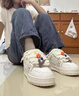 格爾卡森經(jīng)典板鞋男2025秋冬季新款輕奢莆田小眾厚底面包鞋增高百搭小白鞋 白色（高端奢品）做到一模一樣 42 曬單實拍圖