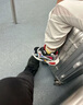 江博士（DR·KONG）學(xué)步鞋運動(dòng)鞋冬季男女童潮流運動(dòng)兒童鞋2B14A4013BM黑/銀25碼 曬單實(shí)拍圖