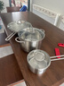 雙立人（ZWILLING）不銹鋼鍋具套裝無涂層炒鍋煲湯鍋蒸鍋奶鍋泡面鍋家用廚具 曬單實(shí)拍圖