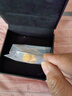中國(guó)黃金小方糖黃金耳釘女999足金七夕情人節(jié)禮物送女朋友老婆 （金重約3.1g）足金拉絲小方糖耳釘 曬單實(shí)拍圖