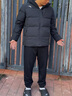 安踏羽絨服丨鴨絨短款立領(lǐng)羽絨服男25年新品冬季保暖棉服外套風(fēng)衣 【連帽】基礎(chǔ)黑7917-1 XL 曬單實(shí)拍圖