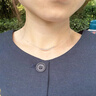 伊燦冷淡風(fēng)微笑彎彎項(xiàng)鏈女2025年新款爆款高級(jí)感輕奢小眾鎖骨頸鏈配飾 冷淡風(fēng)微笑彎彎項(xiàng)鏈女 曬單實(shí)拍圖