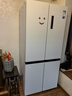 美的（Midea）508升十字四開門一級能效雙系統(tǒng)雙循環(huán)除菌凈味國家補貼20%家用冰箱大容量BCD-508WSPZM(E)海貝白 曬單實拍圖