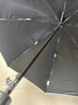 AILUKI日本超輕全碳纖維長柄男大號(hào)晴雨兩用黑膠防曬防紫外線遮太陽傘女 黑色（升級(jí)自動(dòng)長柄/260克） 碳中棒+碳纖支骨 曬單實(shí)拍圖