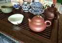 藏壺天下【政府補(bǔ)貼】宜興紫砂壺純手工刻繪茶壺家用茶具紫泥荷趣石瓢壺 曬單實(shí)拍圖