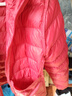 雅鹿輕薄羽絨服女秋冬季時(shí)尚短款戶外運(yùn)動(dòng)連帽小個(gè)子紅色外套女 曬單實(shí)拍圖