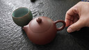 京東京造 宜興紫砂壺手工【原礦紫泥】煮茶泡茶壺茶具 西施壺210ml禮盒裝 曬單實拍圖