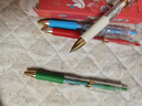 得力（deli）國風(fēng)按動(dòng)中性筆 速干順滑ST頭學(xué)生中性筆刷題筆 國風(fēng)高顏值中性筆 黑色4支/盒SA330 曬單實(shí)拍圖