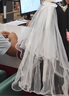 迪普爾新娘頭紗頭飾求婚領(lǐng)證結(jié)婚慶蓋頭網(wǎng)紅蝴蝶結(jié)發(fā)夾表白拍照道具儀式 曬單實(shí)拍圖