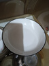 鉆石黑線(xiàn)餐具碗盤(pán)套裝家用餐具簡(jiǎn)約釉下彩套裝喬遷新居餐具 7英寸盤(pán)1只【鉆石黑線(xiàn)】 無(wú)規格 曬單實(shí)拍圖
