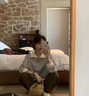 polo領(lǐng)衛衣女春秋冬季小個(gè)子短款外套條紋長(cháng)袖上衣套頭針織衫毛衣 杏色 M 【80-100斤】 曬單實(shí)拍圖