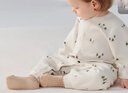 babylove嬰兒連體衣春秋季加厚哈衣爬服男女寶寶簡約保暖衣服雪林松語 雪林松語 80cm 曬單實(shí)拍圖