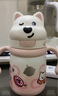babycare西高地保溫杯學(xué)飲兒童寶寶學(xué)生上學(xué)水壺吸管直飲杯外出6月+-小粉 曬單實(shí)拍圖