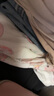 三福女夏季滿(mǎn)印卡通開(kāi)扣睡衣套裝 甜美娃娃領(lǐng)短袖家居服503516 米色兔子 M 曬單實(shí)拍圖