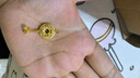 周生生黃金吊墜 足金男款女款不含項鏈 情侶生日禮物91007P計價(jià)4.25克 曬單實(shí)拍圖