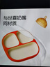 嬰兒硅膠餐盤(pán)+防水硅膠圍兜輔食套裝兒童餐具幼兒學(xué)生上學(xué)專(zhuān)用 曬單實(shí)拍圖
