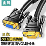 山澤(SAMZHE)工程級VGA延長線 vga3+6 VGA公對母連接線 電腦顯示器電視視頻加長線 針對孔5米VF-2050 曬單實拍圖