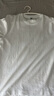 優(yōu)衣庫男女裝大師T AIRism寬松圓領(lǐng)T恤五分袖短袖475355 465185 475355/00白色 M /170/92A 曬單實拍圖