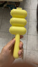 babycare飯團模具 嬰兒輔食機 安全飯團工具吃飯神器搖搖樂(lè ) 奶油黃 曬單實(shí)拍圖