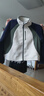 蕉內（Bananain）熱皮302++女士搖粒絨短外套秋冬款保暖鎖溫防風(fēng)棉感寬松休閑內搭 藜麥白拼探險綠拼午夜紫 L 曬單實(shí)拍圖