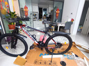 飛鴿（FG FLYING PIGEON）山地自行車(chē)山地車(chē)男女變速越野減震單車(chē)公路車(chē)中小學(xué)生少年成人 黑紅色高碳鋼輻條輪26寸 24速頂配 曬單實(shí)拍圖