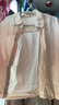 無(wú)印良品（MUJI）女式 棉漢麻短袖襯衫 女士襯衣內(nèi)搭上衣 25年夏季女裝 BCD90C5S 象牙色 M (160/84A) 曬單實(shí)拍圖