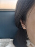 芯奢S999純銀五角星耳釘女足銀養耳洞耳環(huán)免摘耳骨釘新款小巧兒童飾品 S999足銀五角星耳釘+螺絲耳堵 曬單實(shí)拍圖