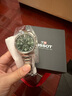 天梭（TISSOT）【官方授權店】PR100系列石英計時(shí)碼表鋼帶男表瑞士手表 送男友 綠盤(pán)鋼帶T150.417.11.091.00 曬單實(shí)拍圖