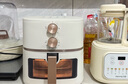 美的（Midea）空氣炸鍋蒸汽嫩烤不干柴 透明可視實用大容量5.3L 金屬內(nèi)腔易潔烤盤 易用旋鈕免翻面KZE5383  曬單實拍圖