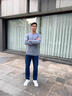 新百倫高端牛仔褲男士2025春秋新款寬松直筒秋冬季加絨加厚加大碼長褲子 6211淺藍 常規(guī) 33 曬單實拍圖