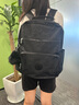 Kipling【開(kāi)學(xué)季】男女款2025秋冬新大容量電腦包雙肩包背包|SO BABY 黑底紋路壓花 曬單實(shí)拍圖