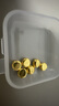 真愛(ài)?福如金禮物網(wǎng)紅黃金小金豆AU9999足金投資黃金豆豆實(shí)心真金豆子存錢(qián) 1g金豆（1 克）不帶證書(shū)送瓶子 曬單實(shí)拍圖