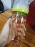 貝親親子自然實(shí)感寬口徑玻璃奶瓶適配新生嬰兒瓶身160/240ml防脹 玻璃-綠 自帶ss號奶嘴  160ml 曬單實(shí)拍圖