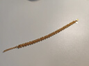 周大福爆閃蕾絲蹦迪珠足金黃金手鏈(工費:760計價)EOF1239七夕節(jié) 15cm 足金 約9.60g 曬單實拍圖