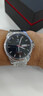 鉆石上海手表男機械表自動(dòng)夜光雙歷防水國產(chǎn)腕表手表正品S103男士手表 黑盤(pán)銀帶 S103黑【尖針】 41mm 曬單實(shí)拍圖