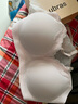 ubras虞書欣同款新品舒服蕾無尺碼V領性感蕾絲防竄女士內衣粉背心文胸 曬單實拍圖