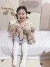 MQDMINI女童打底褲秋冬加絨加厚打底襪春秋薄絨白色兒童連褲襪 【巨厚羊胎絨】白色（適合-10-12度） 9-12歲 【建議身高120-135cm】 曬單實(shí)拍圖