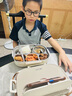 雙槍（Suncha）鈦健康不銹鋼飯盒學(xué)生上班族可微波爐餐盒比316好1.5L配保溫袋 曬單實拍圖