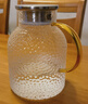 京東京造 涼水壺 高硼硅玻璃茶水分離耐熱耐高溫冷水壺泡茶杯大容量1.8L 曬單實(shí)拍圖