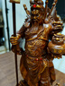 吉善緣 樹(shù)脂《九龍關(guān)公》關(guān)公擺件 立刀豎刀關(guān)二爺關(guān)羽神像家居客廳辦公室公司供奉佛像武財神裝飾店鋪喬遷開(kāi)業(yè)禮品 16#九龍關(guān)公（木紋色） 曬單實(shí)拍圖