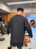 MUSCLEDOG肌肉狗 2025秋季新品運動(dòng)長(cháng)袖T恤男美式肌理寬松訓練服健身上衣黑色（現貨）XL 曬單實(shí)拍圖